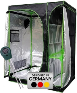 Gewächshaus Indoor Growbox 120x60x150 CM Pflanzenzelt Growschrank Zuchtzelt