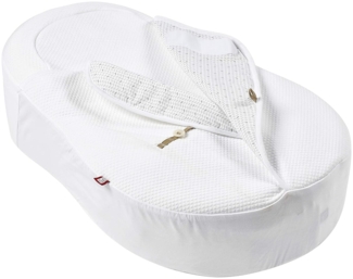 RED CASTLE Babydecke Cocoonacover 2. 5 Tog Weiß mit Blattmuster