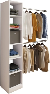 VCM Kleiderschrank Offener Kleiderschrank Dachschrägen Regal Dacholll