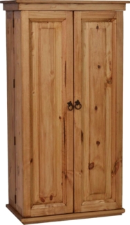 MiaMöbel Mexico CD/DVD Schrank Massivholz Pinie Landhaus Mexiko Möbel Mexikanisch