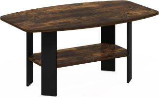 Furinno Schlichtes Design Couchtisch, Holz, Bernsteinkiefer/Schwarz, 54. 9 (D) x 90. 2 (W) x 39. 9 (H) cm