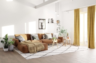 HOMING Vorhang Velia, verdeckte Schlaufen (1 St), blickdicht, Fertigschal