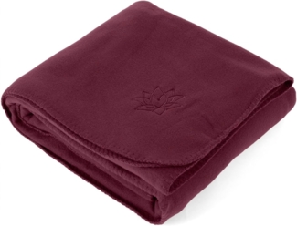 Wohndecke Yogadecke ASANA BLANKET bordeaux, bodhi