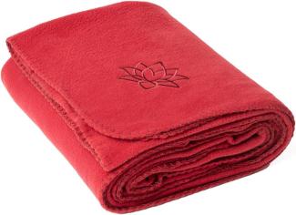 Wohndecke Yogadecke ASANA BLANKET bordeaux, bodhi