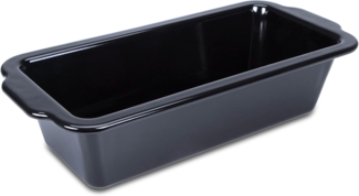 Staedter Städter We love baking Serie Brotbackform EMAILLE 26 x 11,5 cm / H 7,5 cm Schwarz
