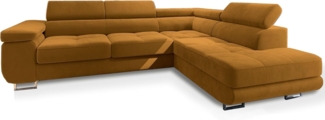 Masseno Ecksofa SELVA mit Schlaffunktion L-Form, Sofa mit Bettkasten
