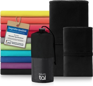 Blumtal Sporthandtuch Mikrofaser Handtücher Set, Mikrofaser (2-St), Ultra leicht, kompakt & schnelltrocknend