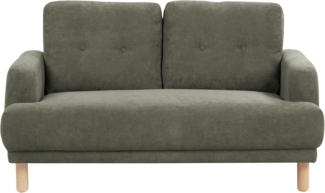2-Sitzer Sofa Cord dunkelgrün TUVE