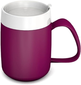 Ornamin Schnabelbecher Becher mit Trink-Trick mit Schnabelaufsatz/Trinkaufsatz, Qualitätskunststoff, Trink-Trick I Trinkhilfe I bruchstabil I BPA-frei I Made in Germany