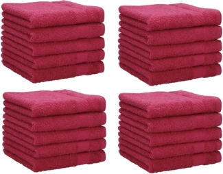 Betz Seiftuch 20 Stück Palermo Größe 30x30 cm Farbe cranberry, Baumwolle (Set, 20-St)