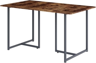 Esstisch Merido Eiche rustikal/Grau 140 x 80 cm Vicco