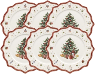 Villeroy & Boch Teller-Set Toy's Delight Platzteller 35 cm Set6, Premium Porcelain