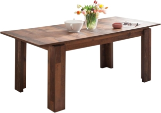 Esstisch Indy Old Used Wood Shabby ausziehbar 160 cm