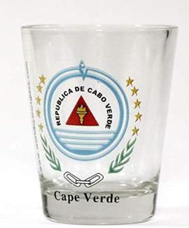 Cap-Vert Comores Blason Verre à Shot