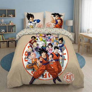 Dragon Ball Z Bettwäsche Set 240 × 220 cm + 65x65 cm mit zwei Kissenbezügen