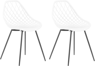 Esszimmerstuhl weiß 2er Set CANTON