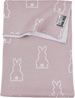 Babydecke Rabbit Lilac, Meyco Baby, 75x100 cm