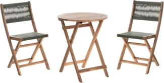 Bistro Set klappbar PROSSEDI Akazienholz Grün