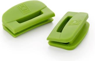 BRA Prior Silikongriffe, 40 cm, Grün, 2 Stück