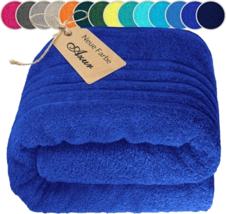 Lashuma Saunatuch XXL Handtuch London, Frottee (1-St), großes Badetuch Damen & Badehandtuch Herren 80x200 - Saunahandtuch