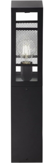 BRILLIANT Lampe, Getta Außensockelleuchte 50cm schwarz, Metall/Kunststoff, 1x A60, E27, 40W,Normallampen (nicht enthalten)