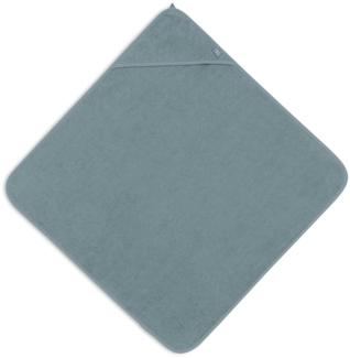 Jollein Kapuzenhandtuch Baby - Frottee, Sea Green - 100% Baumwolle - 75x75cm - OEKO-TEX-Zertifziert - Babyhandtuch mit Kapuze für Mädchen und Jungen