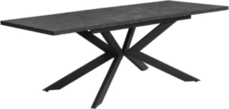DUBI Möbel Esstisch MALTE, Sternfuß-Gestell, 140-220cm, 4-8 Personen