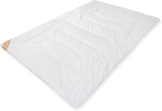 KÜNSEMÜLLER Naturhaarbettdecke Cashmere, Füllung: 100% Kaschmir, Bezug: 100% Baumwolle, Edles Himalaya-Kaschmir