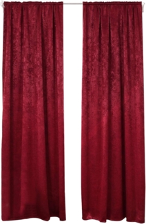 Woltu Verdunkelungsvorhang, Kräuselband (2 St), blickdicht, Gardinen Vorhänge Blickdicht mit Kräuselband, 250g/m²