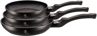 Berlinger Haus Berlinger Haus Satz Granitpfannen Black Silver 8820