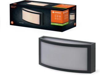 LEDVANCE Endura Classic E27 IP65 Cuadra Wandleuchte Dunkelgrau