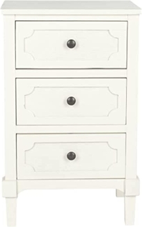 SAFAVIEH Contemporary Wooden Accent Table, in White, 34 X 43 X 66.04