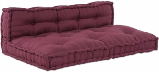 vidaXL Sofakissen 2 pcs Kastanienbraun Stoff 4019087