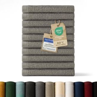 Blumtal Gästehandtücher 30x30cm - weich und saugstark, Frottee (12-St), 12er und 24er Set, 100% Baumwolle