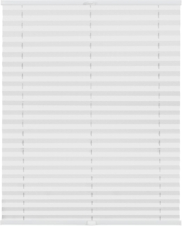 Lichtblick Sonnenschutzsysteme GmbH Verdunklungsplissee Helsingborg 105 cm x 130 cm (BxL) Weiß Verdunkelnd mit Thermofunktion; einfache Installation mit Klemmträgern; verspannt