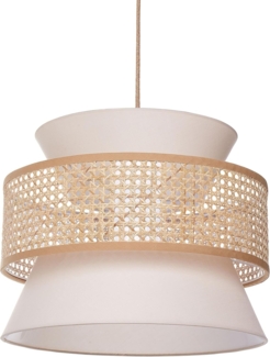 Hängeleuchte LUYANO Rattan Beige