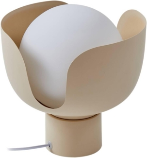 Lindby Tischleuchte Fiora, Metall, Creme IP20, 1 x 15 W LED