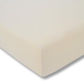 Estella Zwirnjersey Spannbetttuch für Boxspring Topper 180-200x200x7 cm leinen (205)