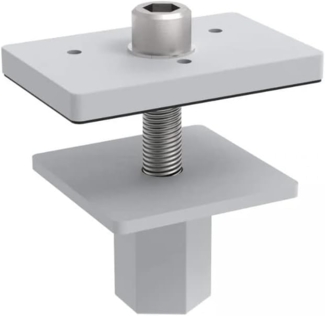 Maul Tischeinbau-Adapter für LED-Standleuchte Maulsirius silber