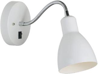 Nordlux Wandstrahler mit Flexarm Cyclone, Weiß, Metall, 72991001