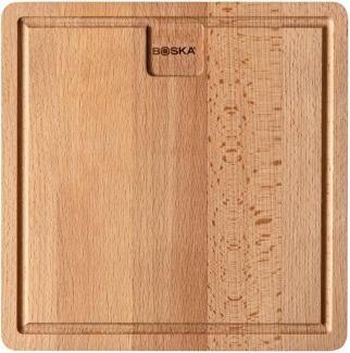 Boska Servierbrett Amigo S, Dining Board, Buchenholz, Braun, 23 x 23 cm, 320061