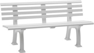 BLOME Bank Sylt L1500xB540xH740 mm 3-Sitzer Kunststoff weiß