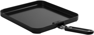 Cadac Glatte Universal-Grillplatte für 2-Cook 3, Aluminium schwarz, 25 x 27 cm