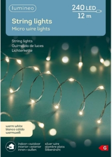 Kaemingk Micro LED Strangbeleuchtung 240 Lichter warmweiß