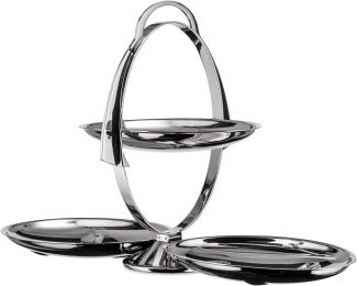 Alessi Anna Gong AM37 Etagere, Edelstahl, 3,2 x 21 x 5,8 cm, Einheiten, 1. 0