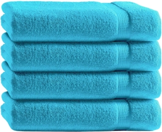 TRENDBUY24 Handtuch Set Handtücher Duschtücher Gästetücher Baumwolle Frottee Premium 4er Set, 100% Baumwolle (4-St), Duschtuch