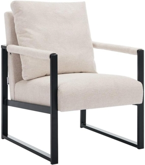 Vente-unique - Sessel - Strukturstoff - Beige - ISPORI