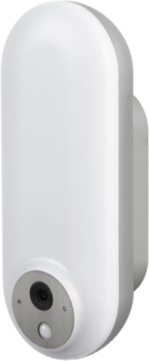 LEDVANCE SMART+ Outdoor-Wandleuchte mit Kamera, warmweißes LED-Licht (3000K), modernes Gehäusedesign in silber, integrierter Lautsprecher, Memory Card, smarte WIFI-Technologie, lange Lebensdauer, IP44