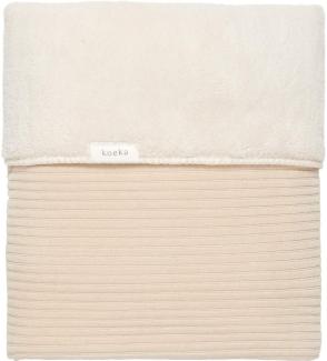 Wiegdeken Vik Teddy Sand Beige