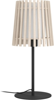 Eglo 900904 Tischleuchte FATTORIA Stahl schwarz E27 1X25W H:45cm Ø20cm mit Kabelschalter